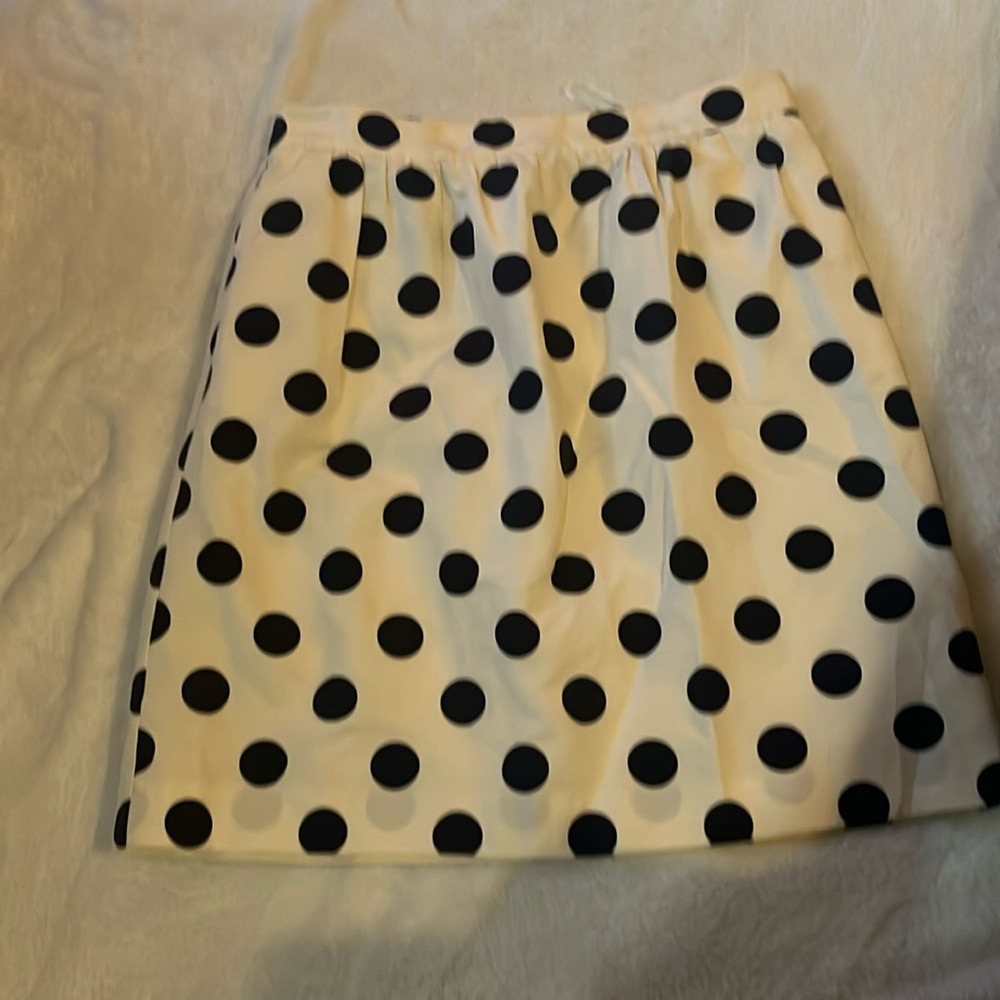 Jcrew poka dot skirt great condition